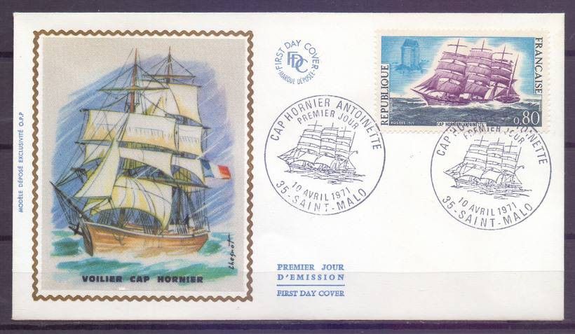 Znaczek Francja 1971 Mi 1745 FDC