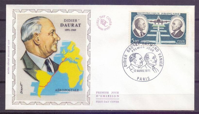Znaczek Francja 1971 Mi 1746 FDC