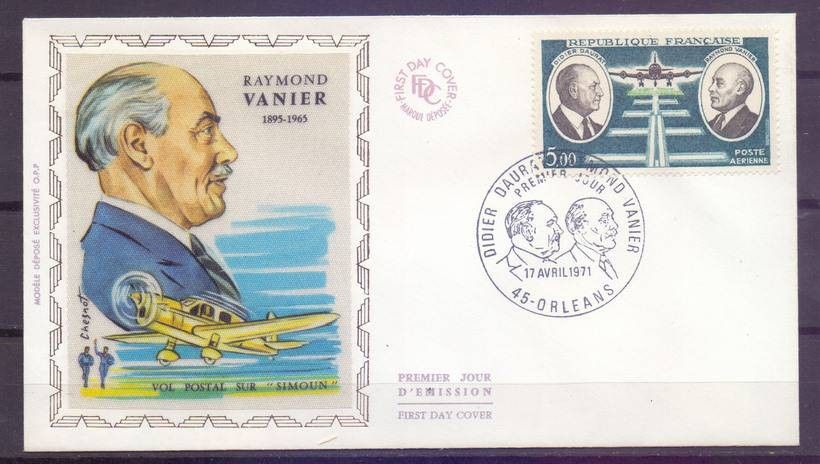 Znaczek Francja 1971 Mi 1746 FDC