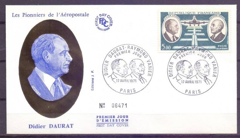 Znaczek Francja 1971 Mi 1746 FDC