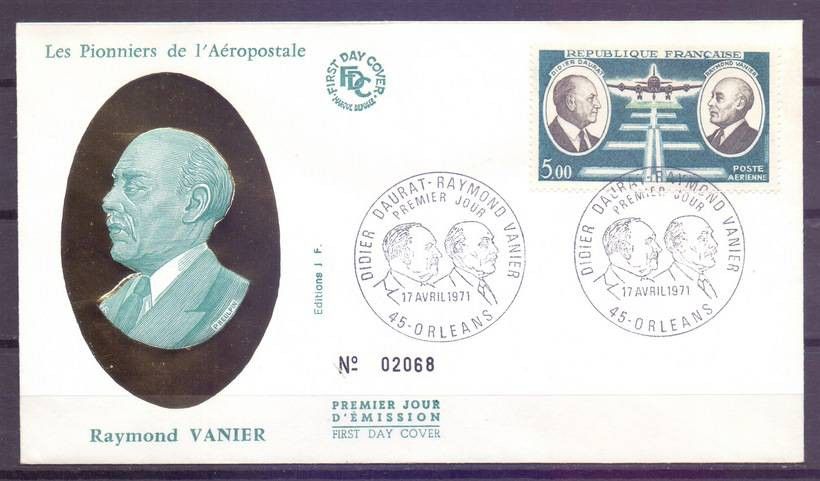 Znaczek Francja 1971 Mi 1746 FDC