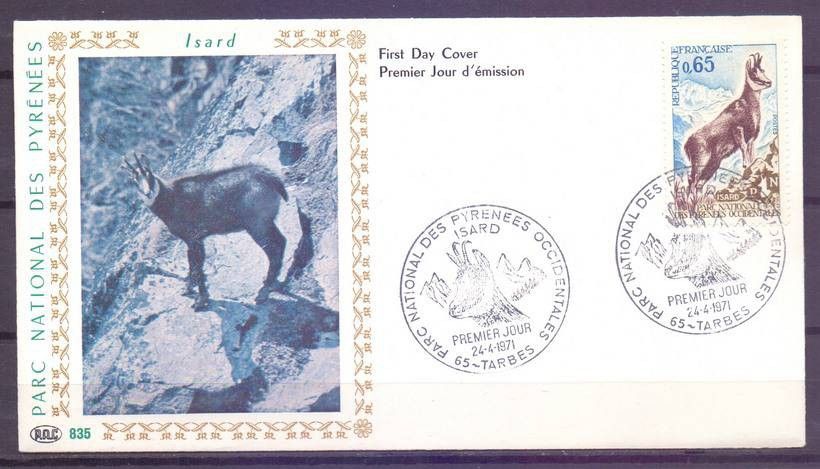 Znaczek Francja 1971 Mi 1747 FDC
