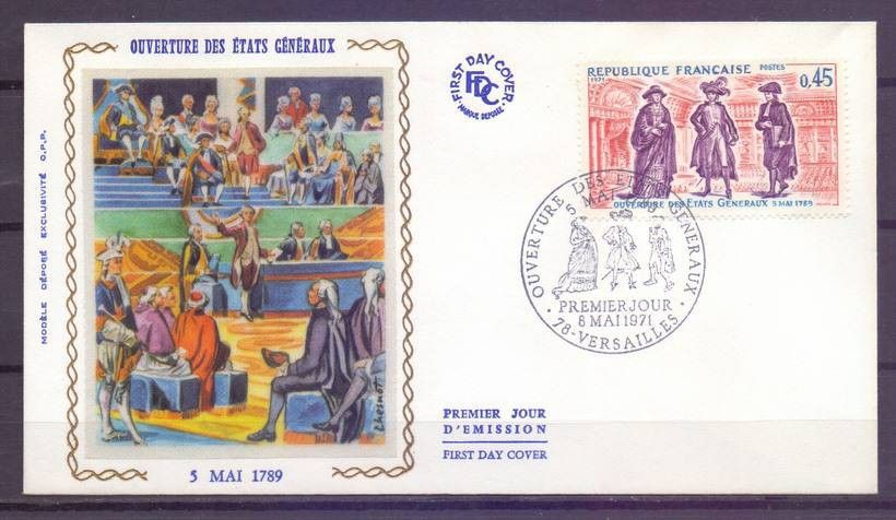 Znaczek Francja 1971 Mi 1750 FDC