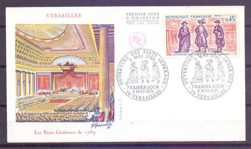 Znaczek Francja 1971 Mi 1750 FDC