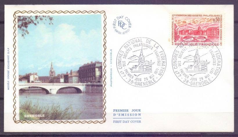Znaczek Francja 1971 Mi 1753 FDC