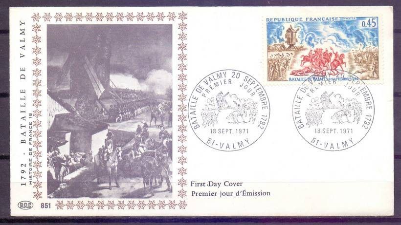 Znaczek Francja 1971 Mi 1767 FDC