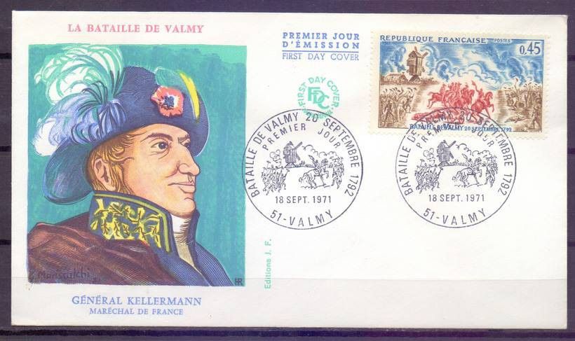 Znaczek Francja 1971 Mi 1767 FDC