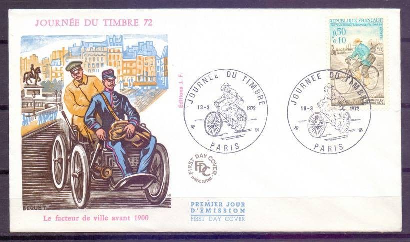 Znaczek Francja 1972 Mi 1784 FDC