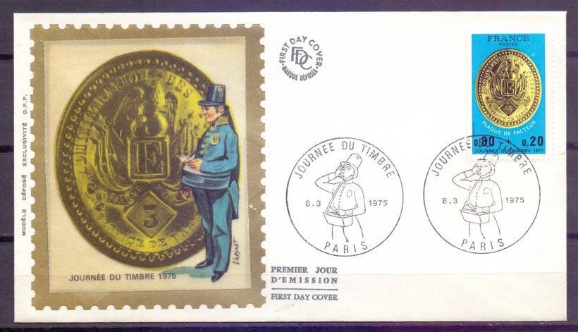 Znaczek Francja 1975 Mi 1911 FDC