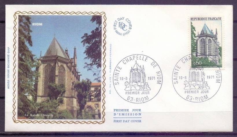 Znaczek Francja 1971 Mi 1756 FDC