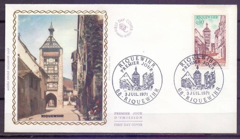 Znaczek Francja 1971 Mi 1758 FDC