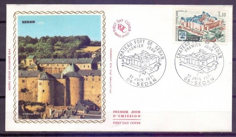 Znaczek Francja 1971 Mi 1759 FDC