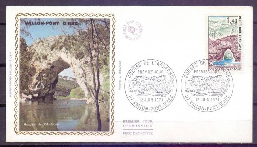 Znaczek Francja 1971 Mi 1760 FDC