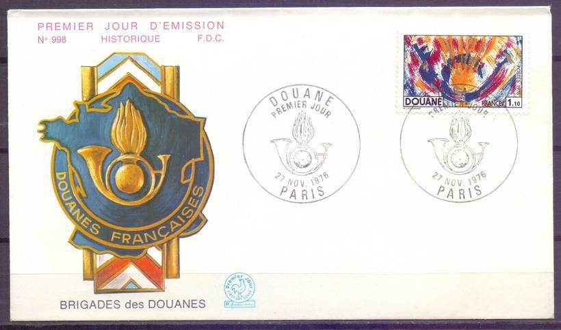 Znaczek Francja 1976 Mi 2003 FDC