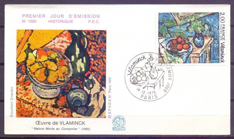 Znaczek Francja 1976 Mi 2005 FDC