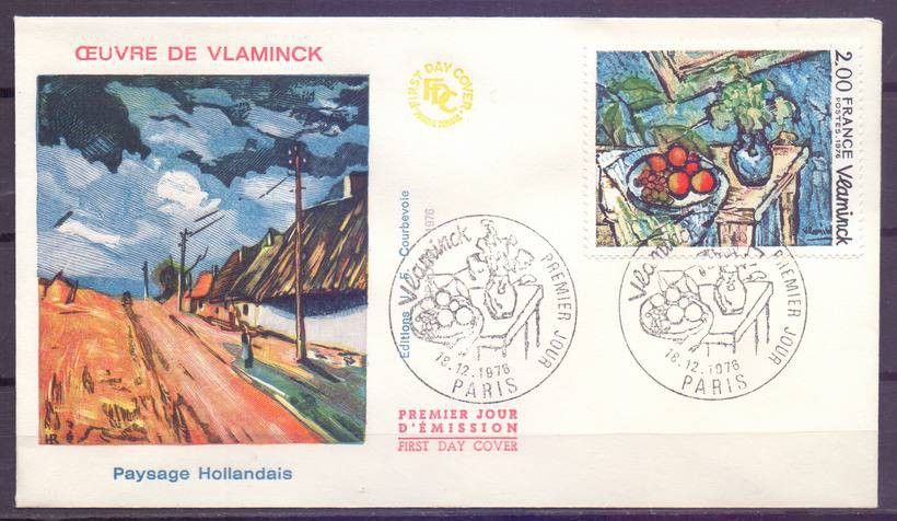 Znaczek Francja 1976 Mi 2005 FDC