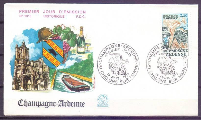 Znaczek Francja 1977 Mi 2023 FDC