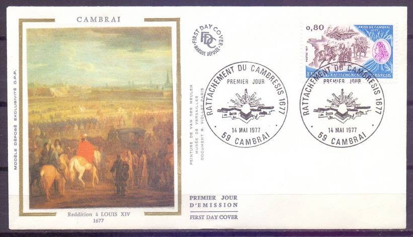 Znaczek Francja 1977 Mi 2028 FDC