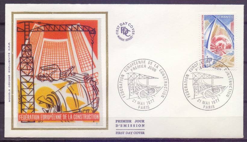 Znaczek Francja 1977 Mi 2030 FDC