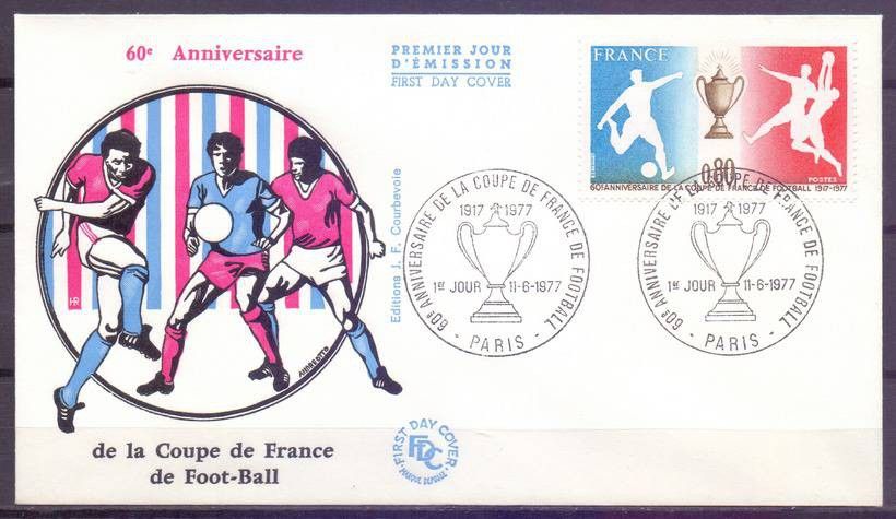 Znaczek Francja 1977 Mi 2035 FDC