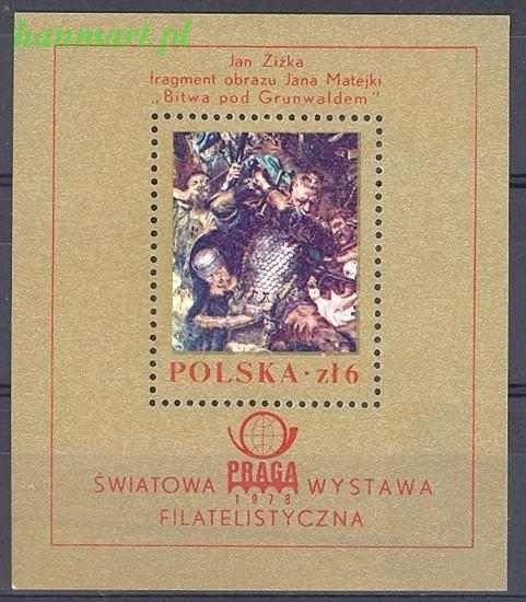 Znaczek Polska 1978 Mi bl 73 Fi bl 104 Czyste **