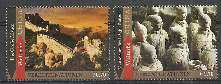Znaczek Narody Zjednoczone Wiedeń 2013 Mi 768-769 Czyste **