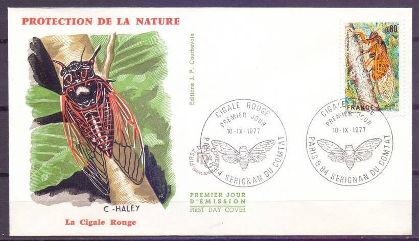 Znaczek Francja 1977 Mi 2043 FDC