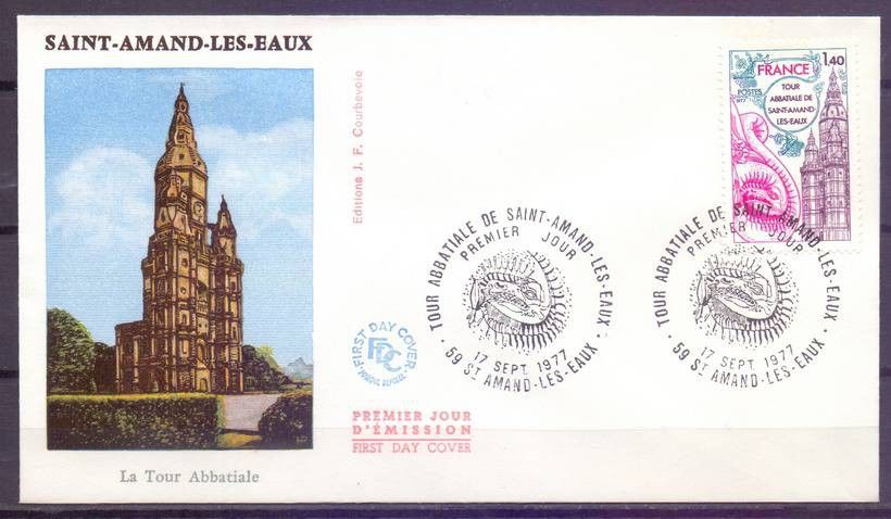 Znaczek Francja 1977 Mi 2045 FDC
