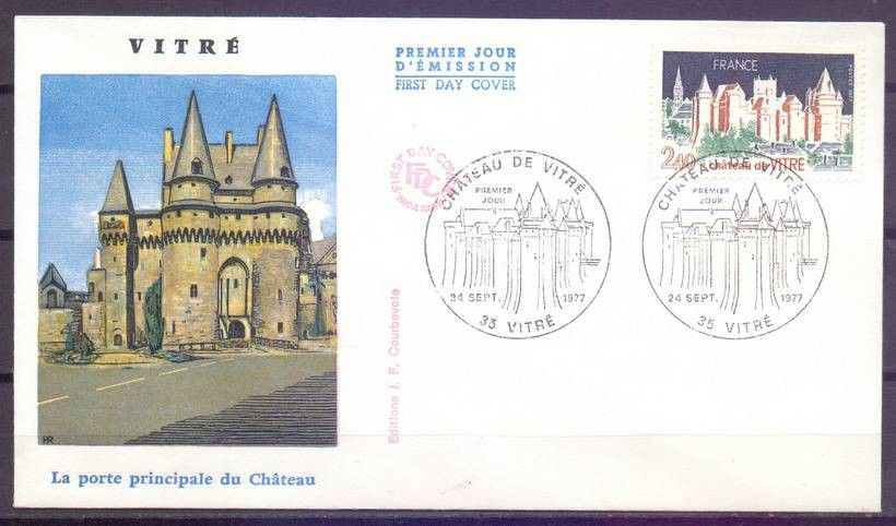 Znaczek Francja 1977 Mi 2046 FDC