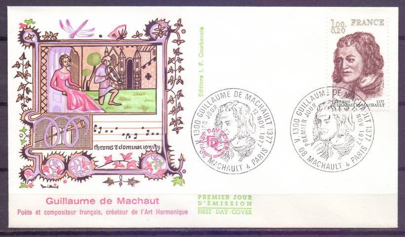 Znaczek Francja 1977 Mi 2053 FDC