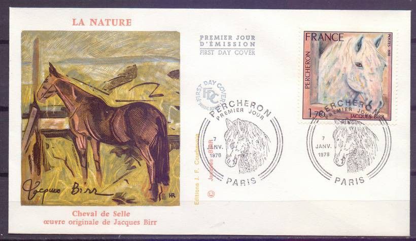 Znaczek Francja 1978 Mi 2061 FDC