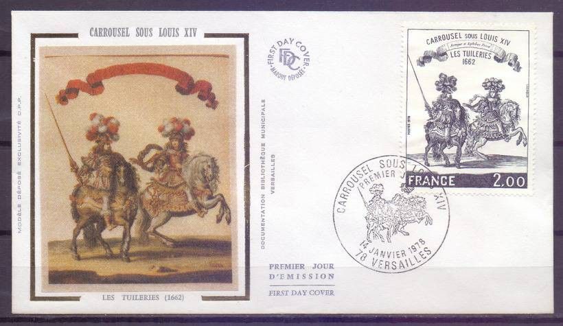 Znaczek Francja 1978 Mi 2062 FDC