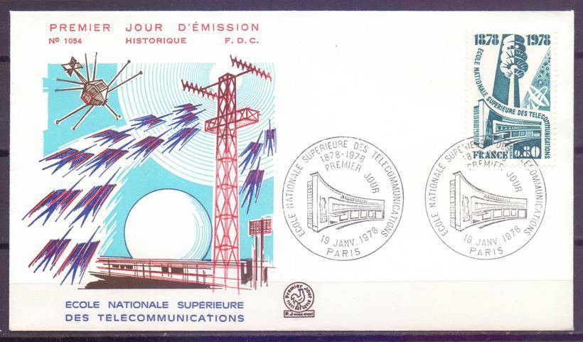 Znaczek Francja 1978 Mi 2068 FDC