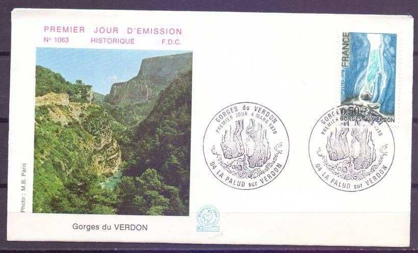 Znaczek Francja 1978 Mi 2077 FDC