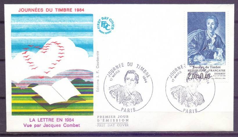 Znaczek Francja 1984 Mi 2430 FDC