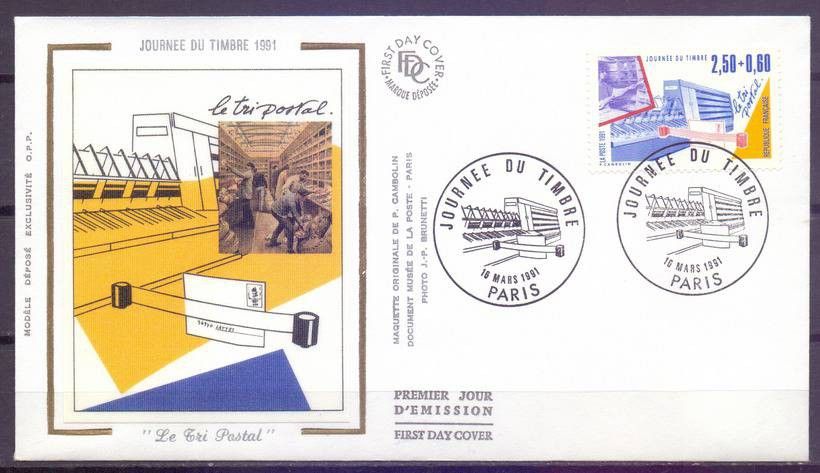 Znaczek Francja 1991 Mi 2826b FDC