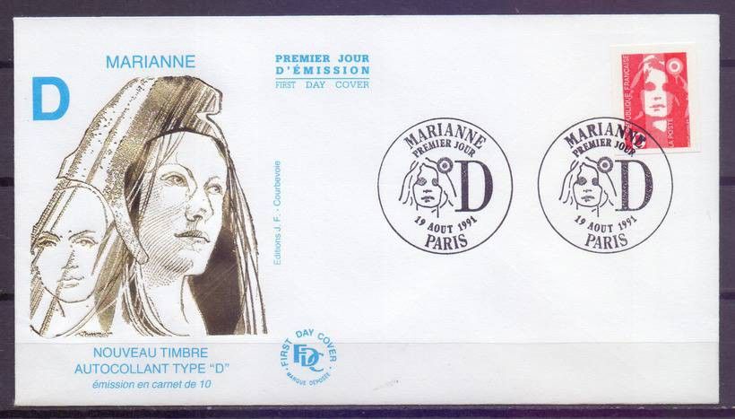 Znaczek Francja 1991 Mi 2850 FDC