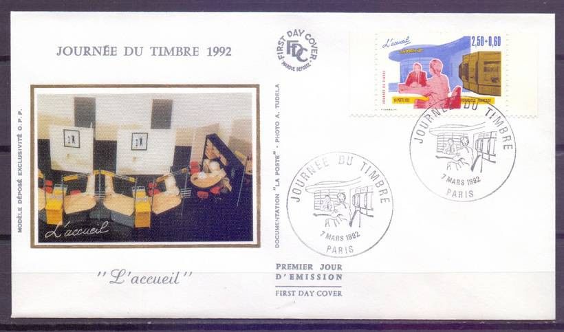 Znaczek Francja 1992 Mi 2889IIb FDC