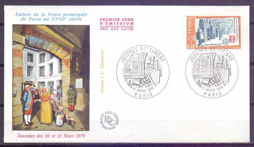 Znaczek Francja 1979 Mi 2143 FDC