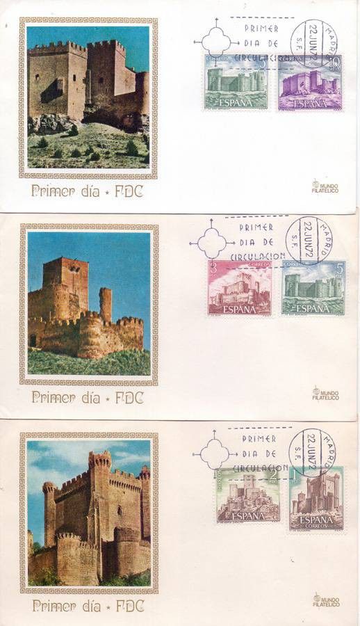 Znaczek Hiszpania 1972 Mi 1988-1992 FDC