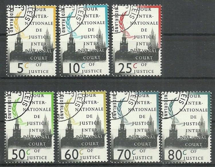 Znaczek Holandia 1991 Mi die 51-57 Stemplowane