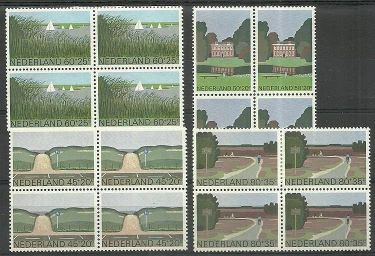 Znaczek Holandia 1980 Mi 1154-1157 Czyste **