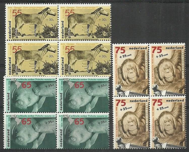 Znaczek Holandia 1987 Mi 1339-1341 Czyste **