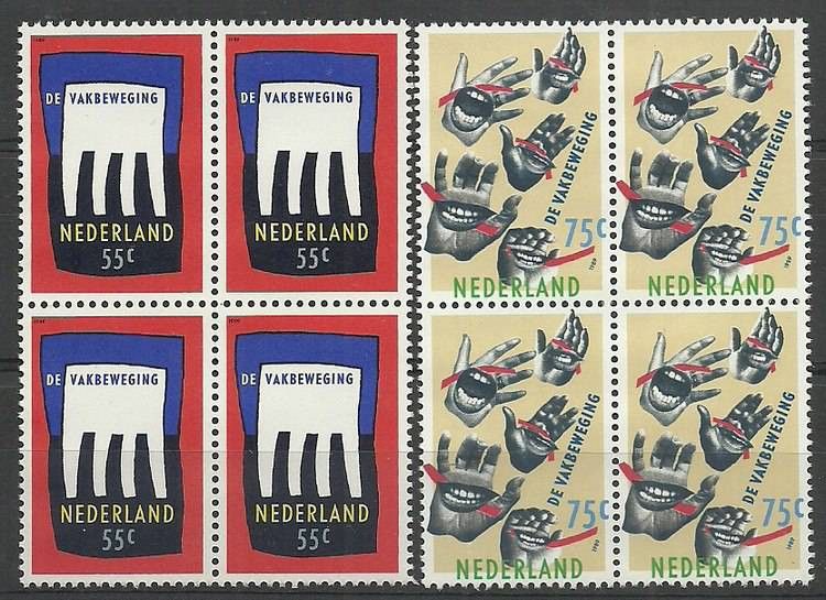 Znaczek Holandia 1989 Mi 1358-1359 Czyste **