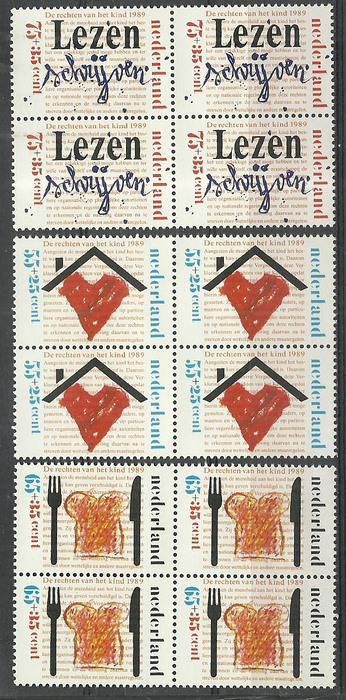 Znaczek Holandia 1989 Mi 1371-1373 Czyste **