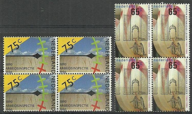 Znaczek Holandia 1990 Mi 1375-1376 Czyste **