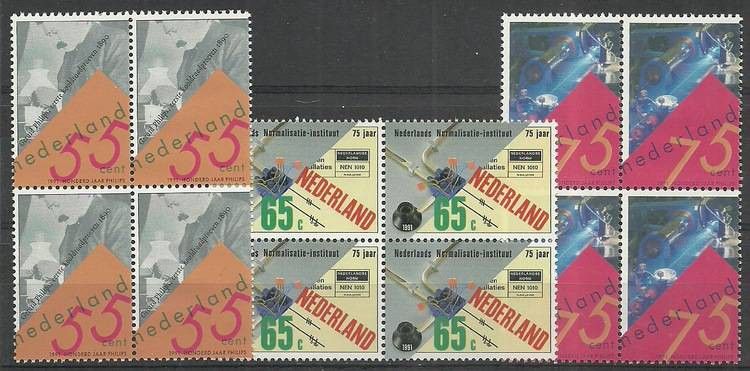 Znaczek Holandia 1991 Mi 1406-1408 Czyste **