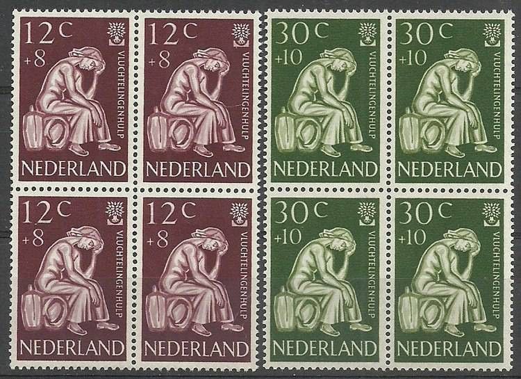 Znaczek Holandia 1960 Mi 744-745 Czyste **