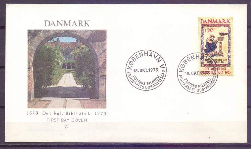 Dania 1973 Mi 548 FDC
