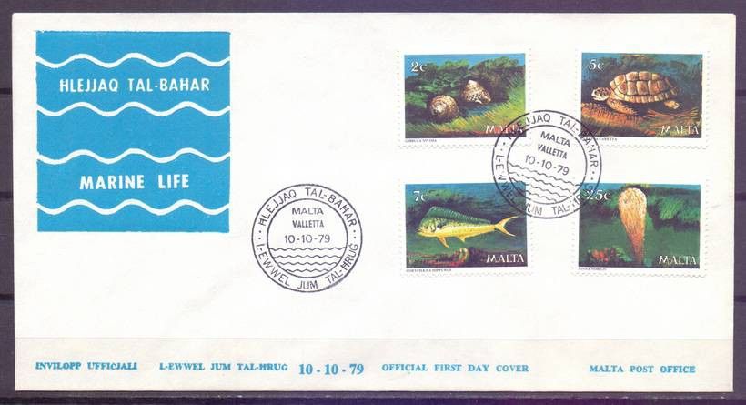Znaczek Malta 1979 Mi 599-602 FDC